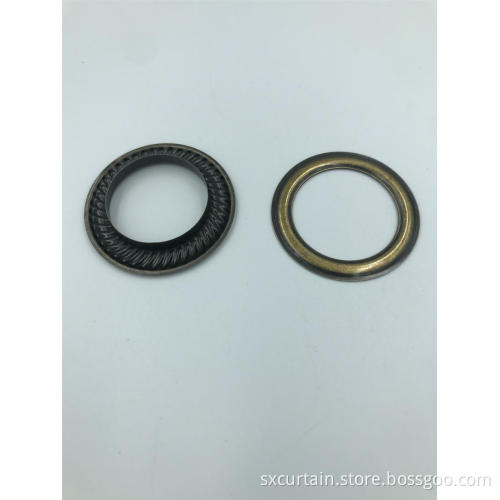 High Quality Antique Brass Heliciform Pattern Curtain Eyelet